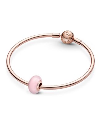 Pink Charm Matte Pink Murano Glass Charm