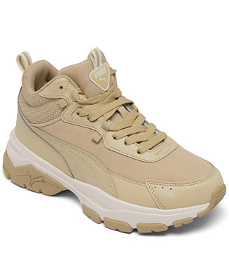 Puma Women's Cassia Via Mid Casual Sneaker Boots from Finish Line - Macy's