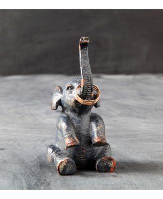 Pewter Elephant Ring Holder