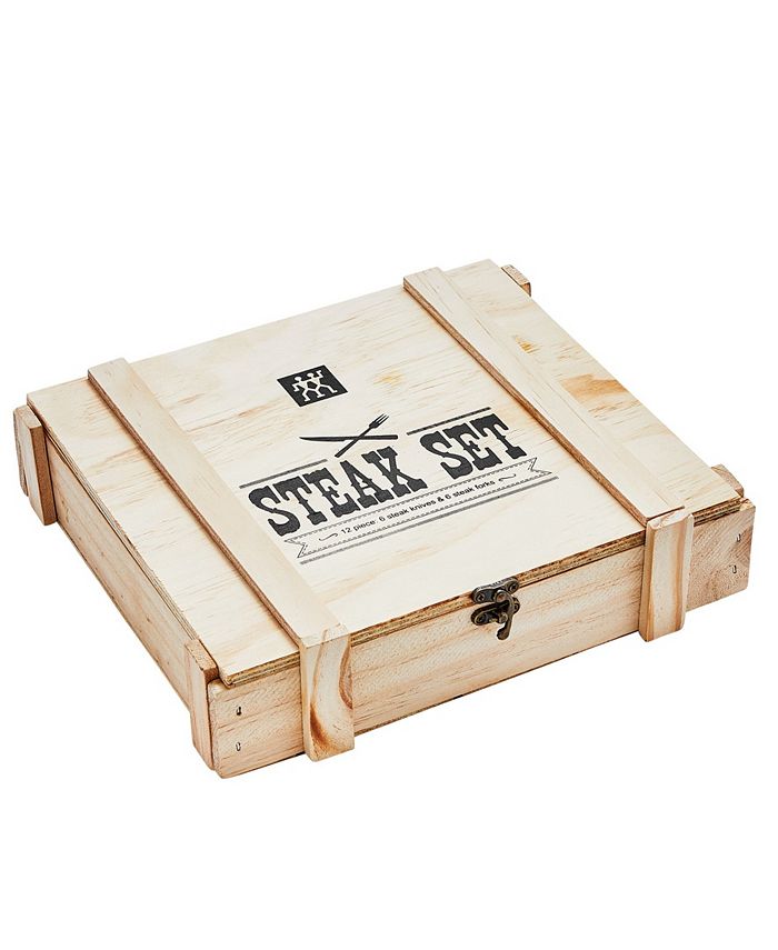 Zwilling Steak Dinner 12Piece Set Includes Forks and Steak Knives Gift Set with Presentation