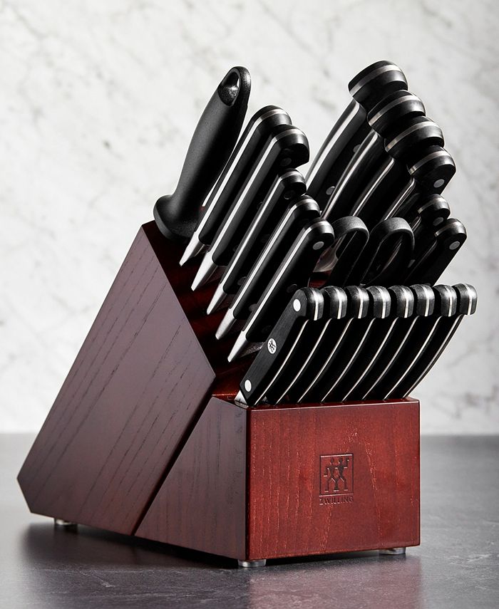 Zwilling Pro 22Piece Knife Block Set with Steak Knives Macy's