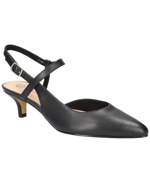 Женские туфли Bella Vita Kayce Slingback Pumps, цвет: Чёрный кожаный