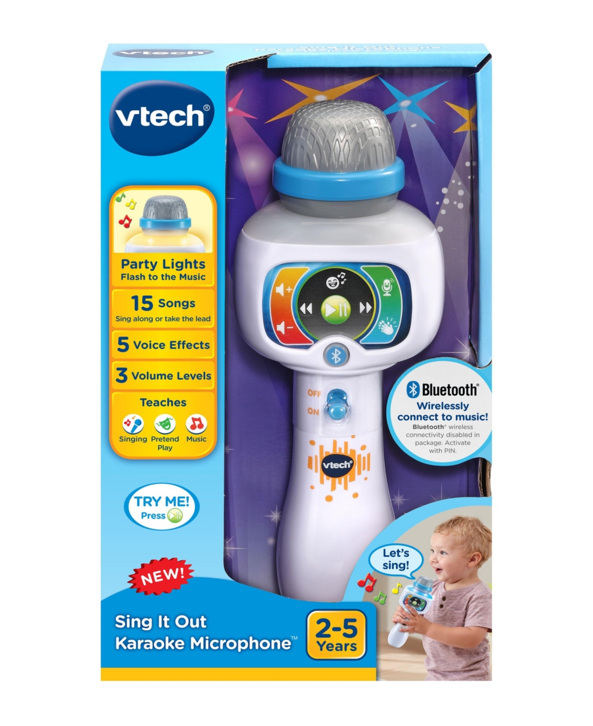 Vtech Sing It Out Karaoke Microphone In Multi