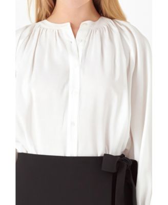 Women's Shirring Detail Top