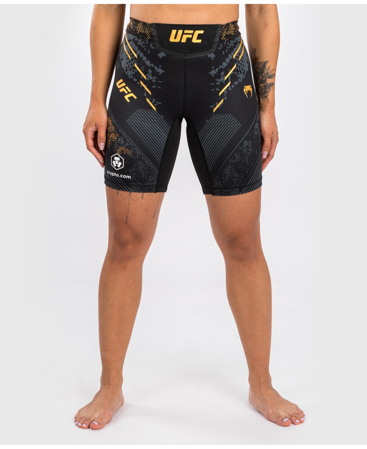 Venum Ufc Women's Authentic Adrenaline Fight Night Vale Tudo Short -gold-tone