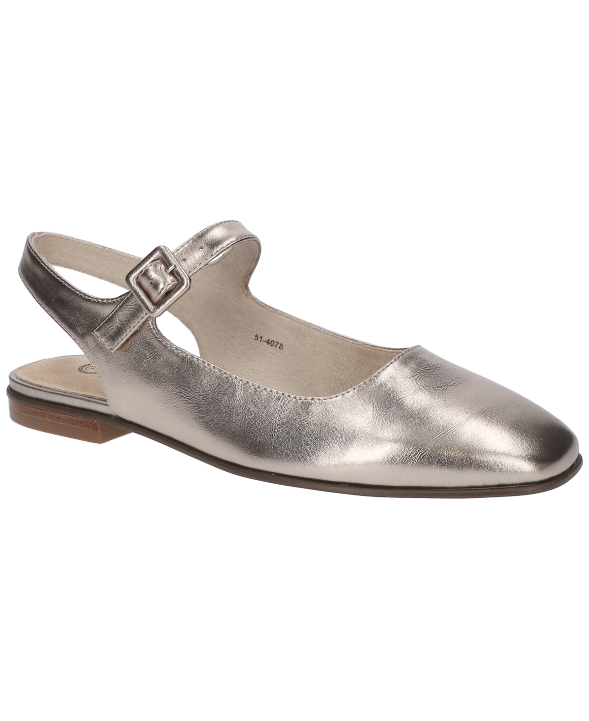 Women's Andie Mary Jane Flats - Champagne Leather