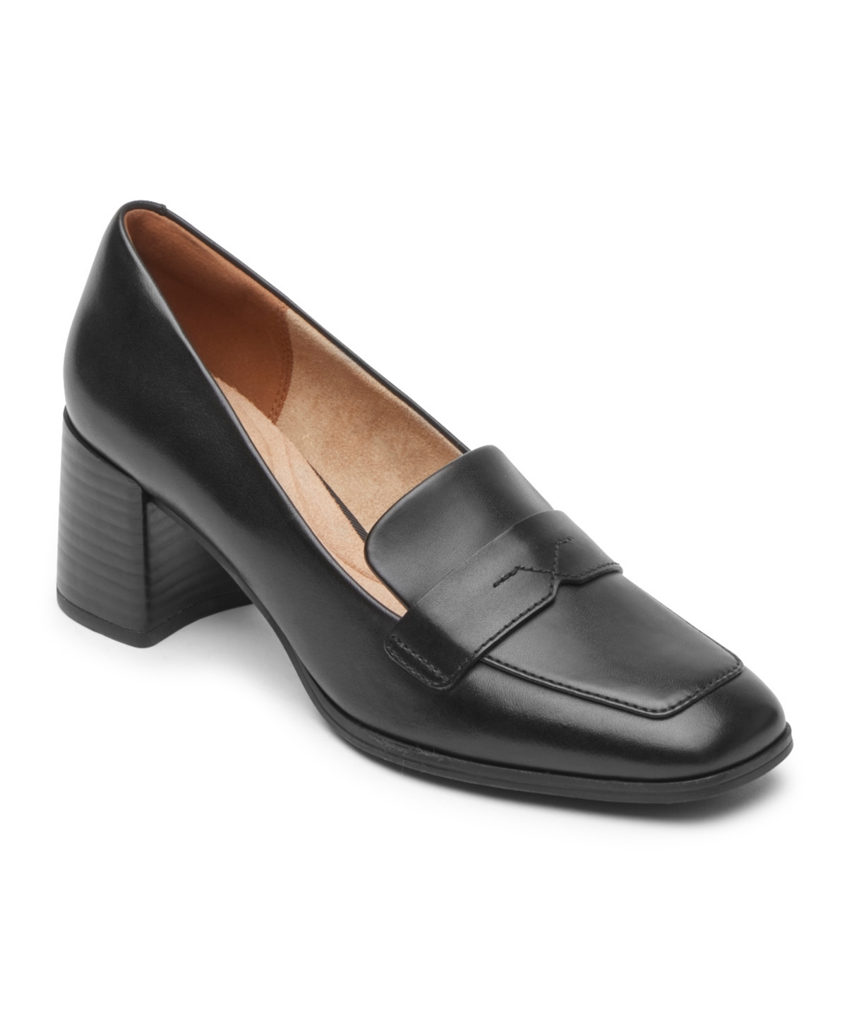 Women's Violetta Penny Leather Loafer - Black