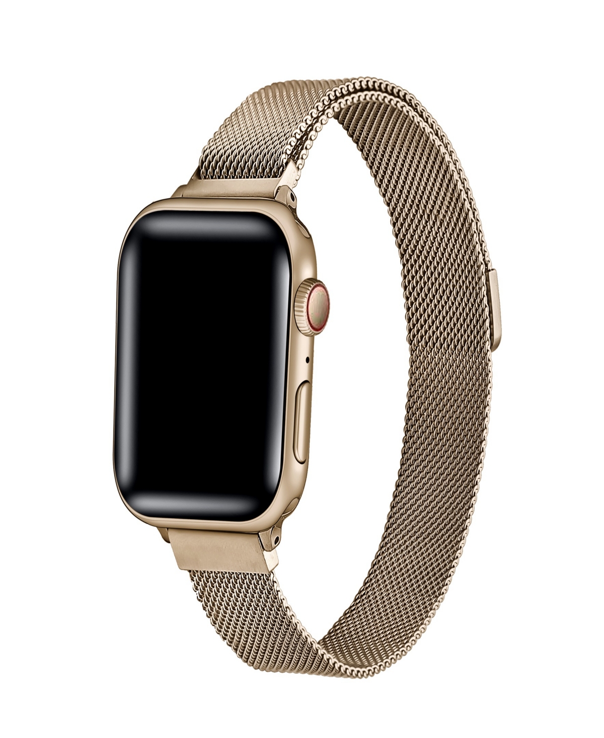 Unisex Infinity Stainless Steel Mesh Band for Apple Watch Size- 38mm, 40mm, 41mm - New Gold
