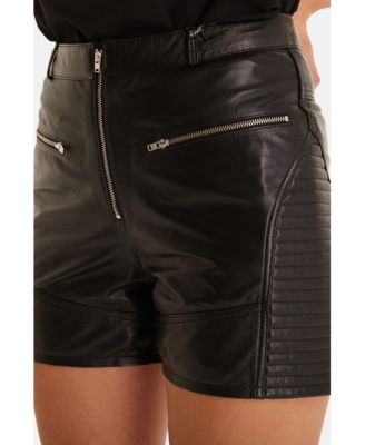 Women's Leather Fashion Short