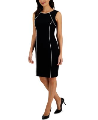 Kasper Women's Sleeveless Stretch Crepe Sheath Dress - Macy's