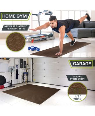 Exercise Puzzle Mat 1/2-in, 24 Sq Ft - 6 Tiles