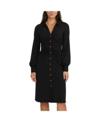 ellen tracy black dress Ellen Tracy Black Dress with gold embellishments Sz 2 Holiday