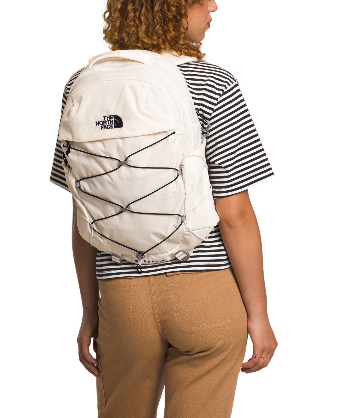 The North Face Women's Borealis Backpack In Gardenia White,tnf Black