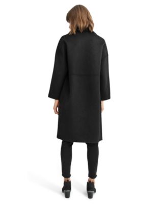 Women's Publisher Double Breasted Wool Blend Coat