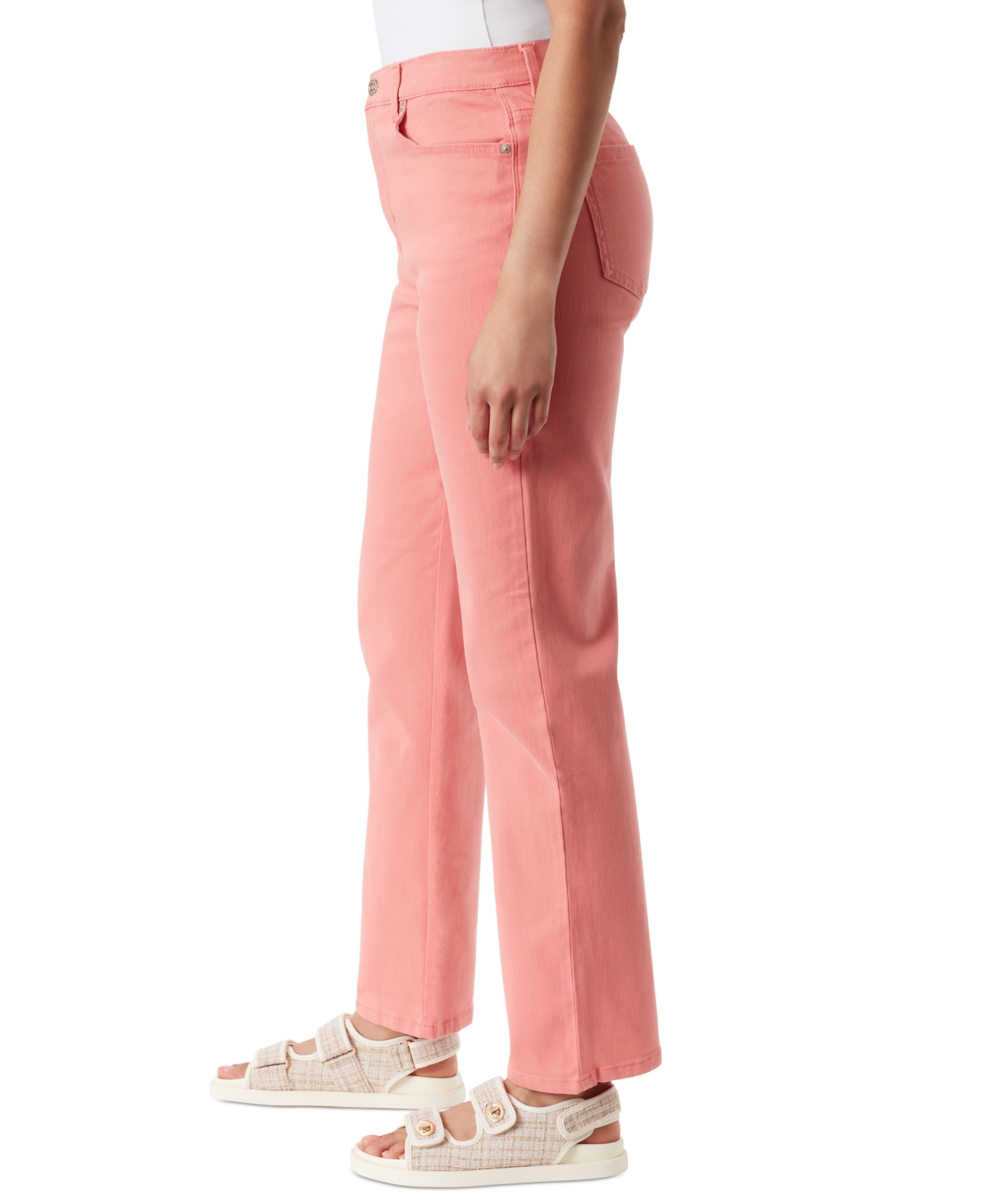 Gloria Vanderbilt Women's Amanda Colored Twill Straight-Leg Jeans
