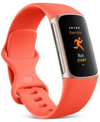 Unisex Charge 6 Silicone Fitness Tracker Watch 36mm
