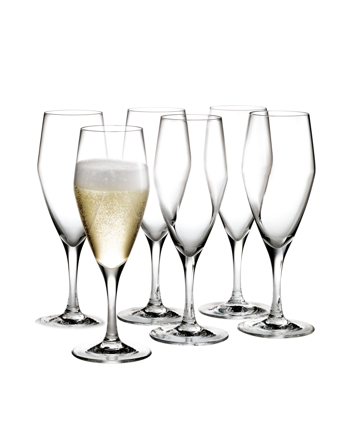 Rosendahl Perfection Champagne Glasses, Set Of 6 In Clear