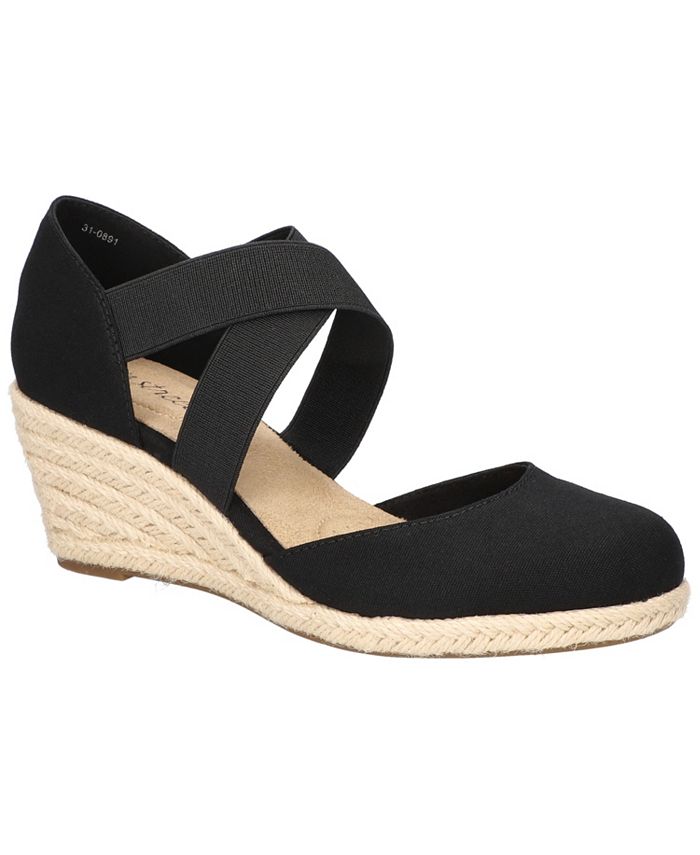 Easy Street Women s Pari Slip On Espadrille Wedges Sandals Macy s