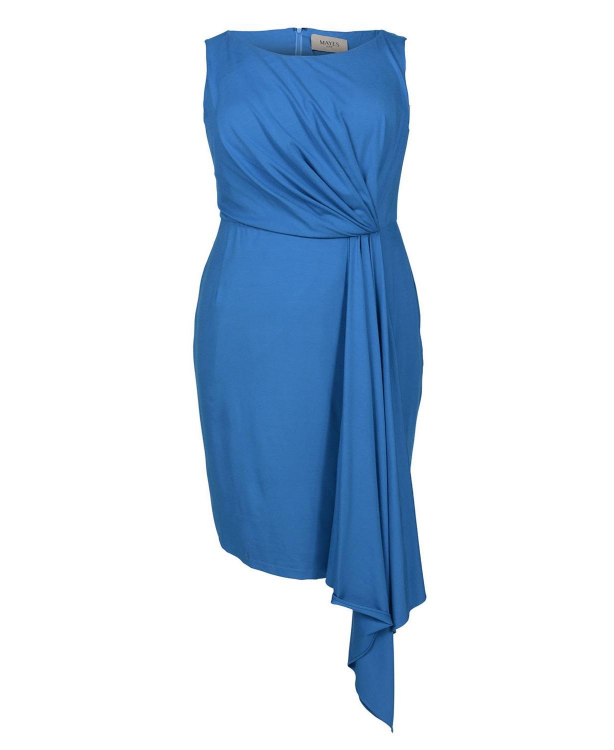 - Women's Plus Size Adele Sheath Dress - Mykonos blue