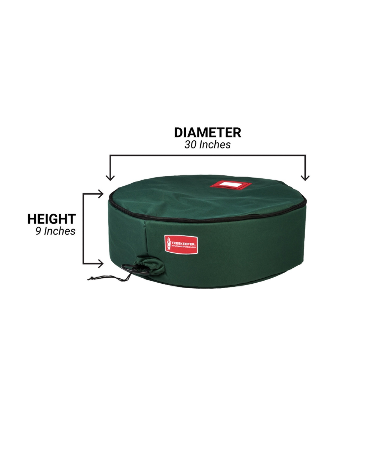 TreeKeeper Padded Christmas Wreath Storage Container