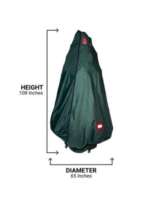 Upright Assembled Christmas Tree Bag with Wheels, 7'-9' trees