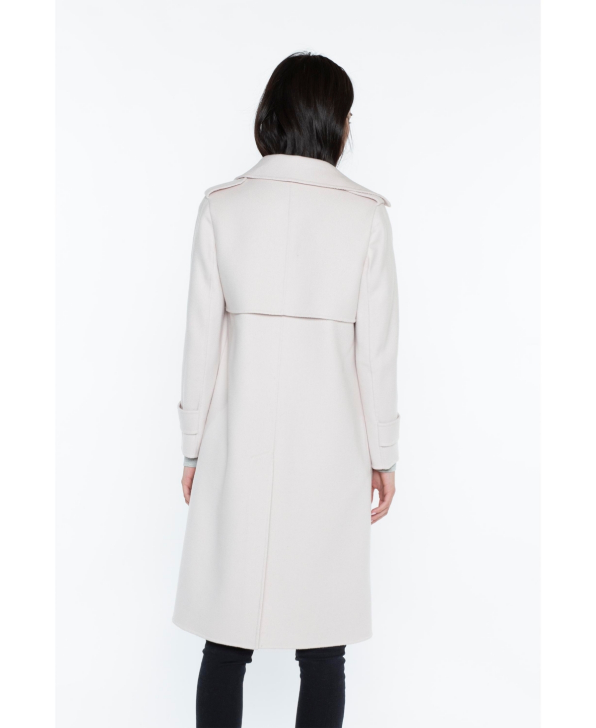 Jennie Liu Women's Cashmere Wool Double-faced Overcoat