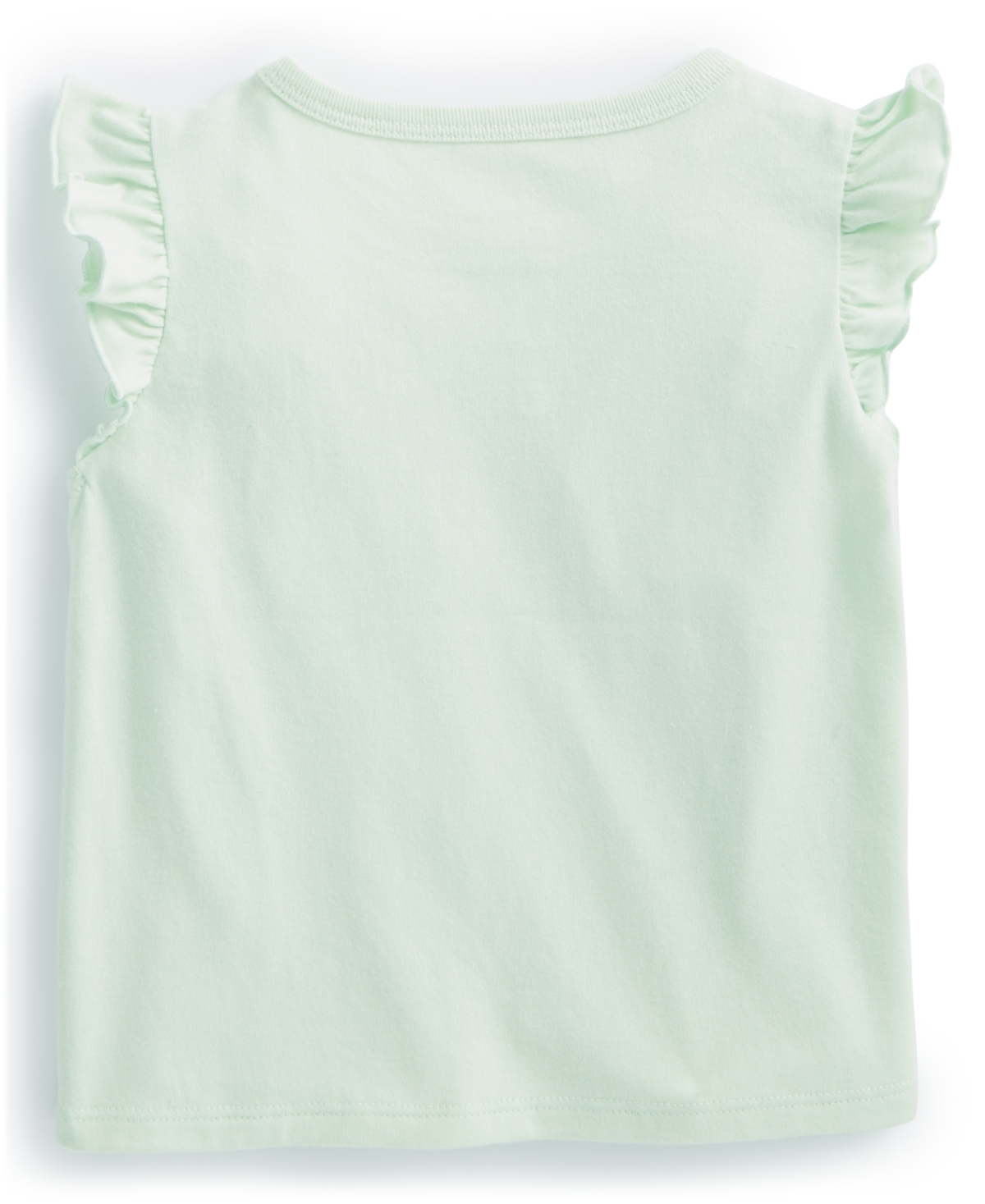 Shop First Impressions Baby Girls Hello Flutter-sleeve Graphic T-shirt, Created For Macy's In Mint Based