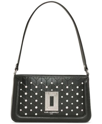 KARL LAGERFELD PARIS - Simone Small Embellished Leather Demi