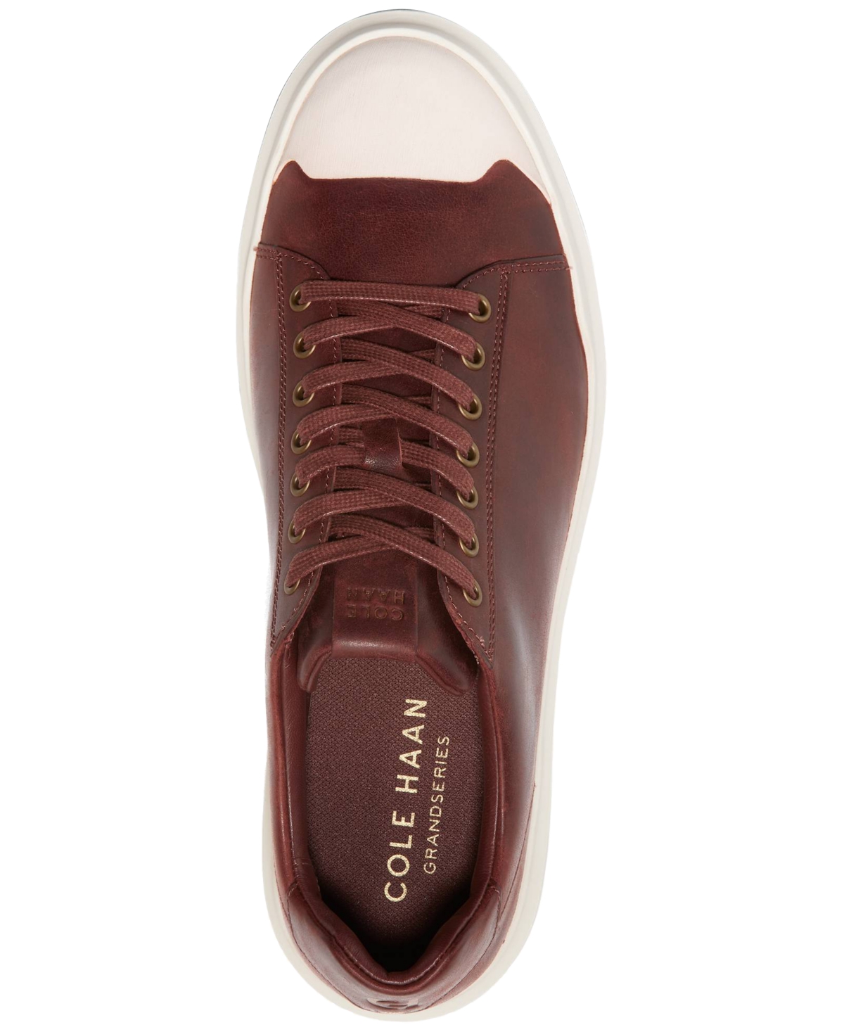 Shop Cole Haan Men's Grandprã¸ Rally Cap Toe Sneaker In Scotch Leather,birch