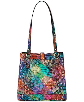 Brahmin Fiora Melbourne Medium Embossed Leather Bucket Macy s