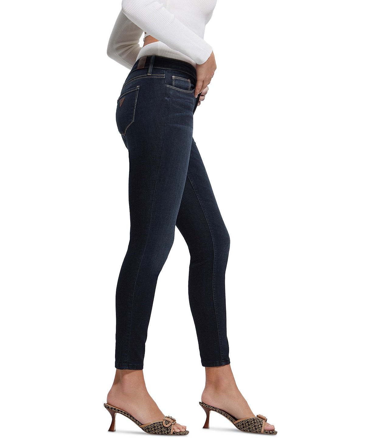 GUESS Women's Low-Rise Power Skinny Jeans view 3 — MAYCSS fashion products
