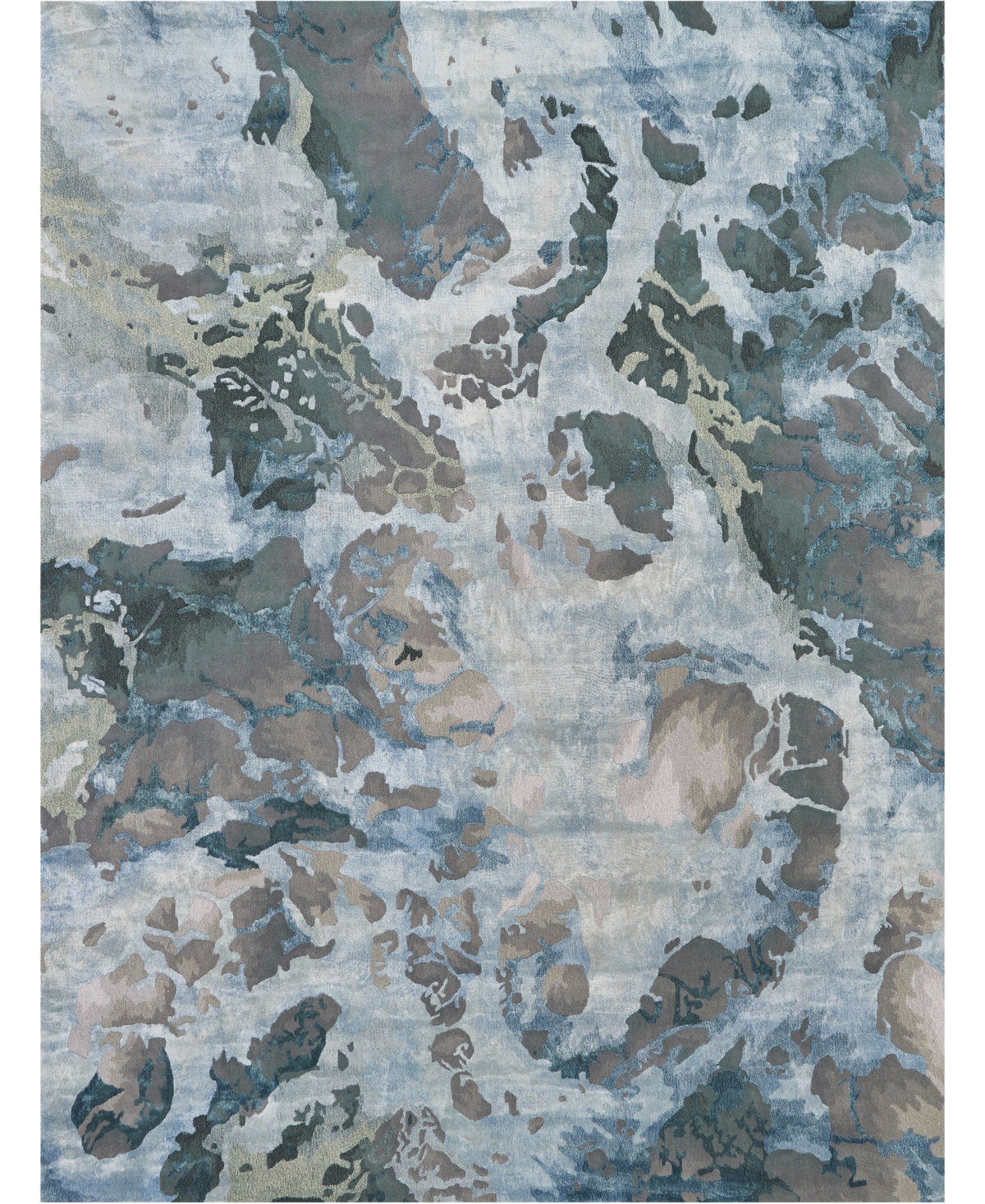 Nourison Home Prismatic PRS14 8'6in x 11'6in Area Rug - Gray, Slate