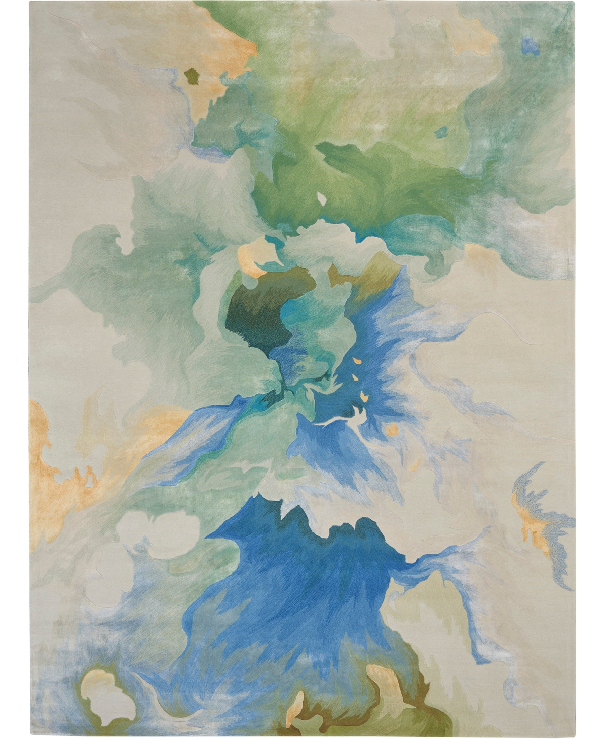 Nourison Home Prismatic PRS16 8'6in x 11'6in Area Rug - Aqua