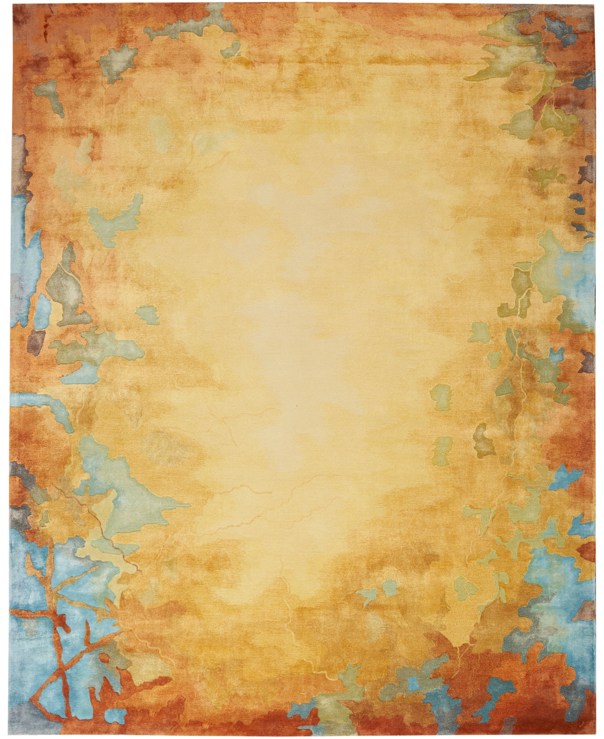 Nourison Home Prismatic PRS29 5'6in x 7'5in Area Rug - Gold, Multi