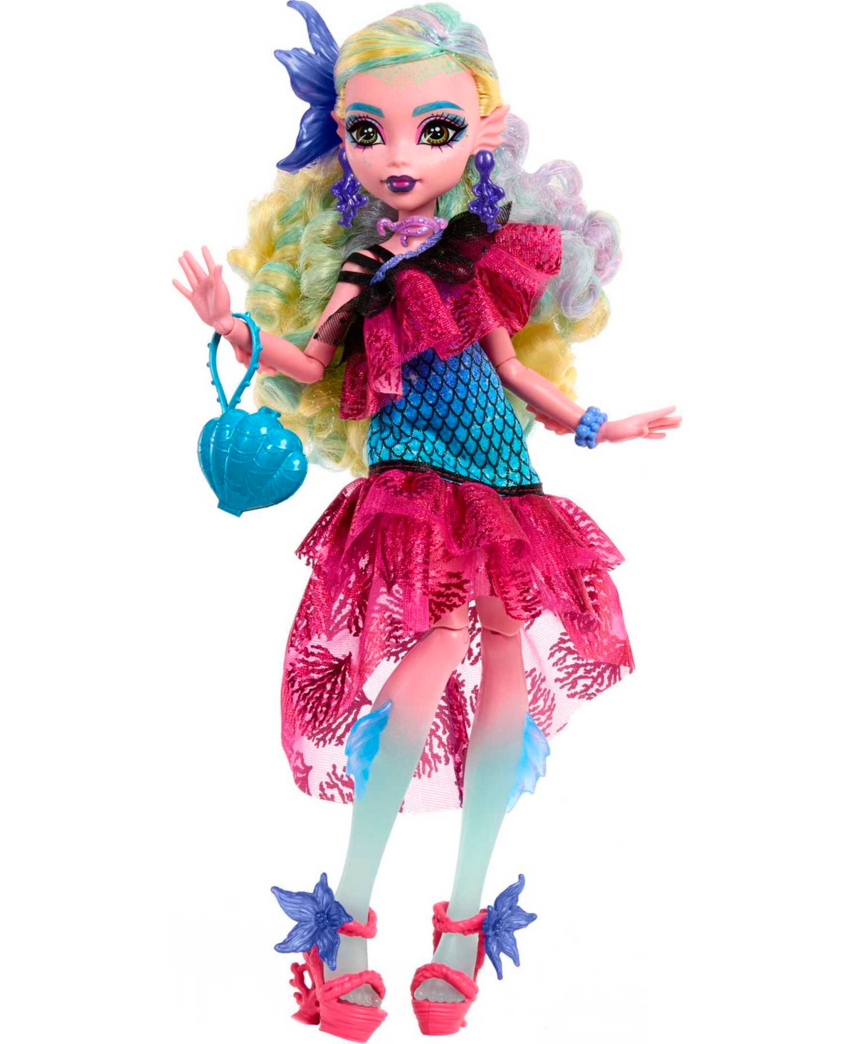 Monster High Lagoona Blue Doll in Monster Ball Party Dress with Accessories - Multi-Color