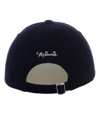 Concept One Disney's Minnie Mouse Bows Embroidered Cotton Adjustable Dad Hat with Curved Brim