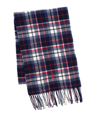 Polo Ralph Lauren Men's Woolen Plaid Scarf