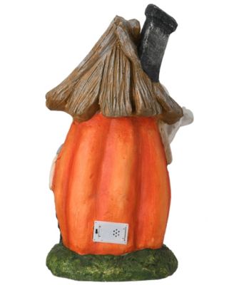 18" Pumpkin Haunted House with LED Light