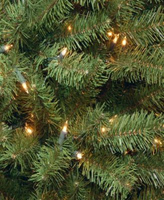 7.5' Power Connect North Valley Spruce Tree with Light Parade LED Lights