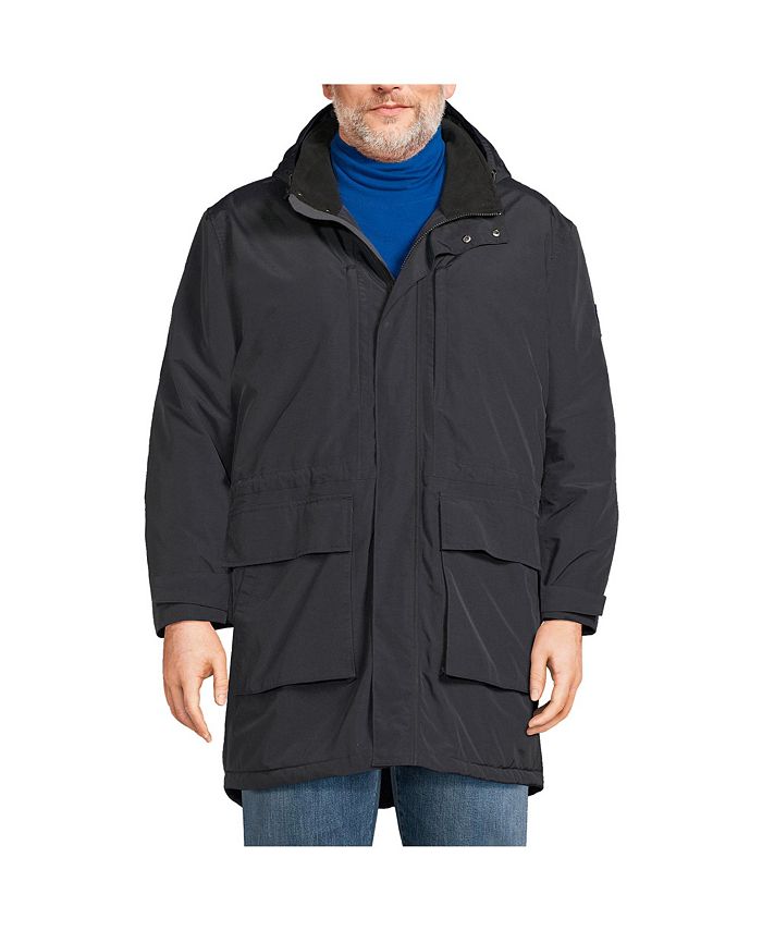 Lands' End Men's Big and Tall Squall Insulated Waterproof Winter Parka ...
