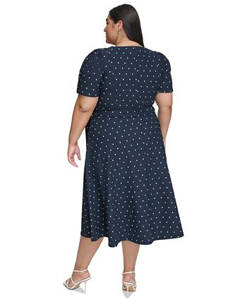 Dkny polka online dot dress
