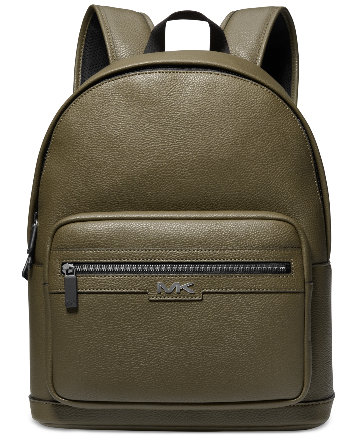 Michael Kors Malone Pebble Solid-color Backpack In Olive