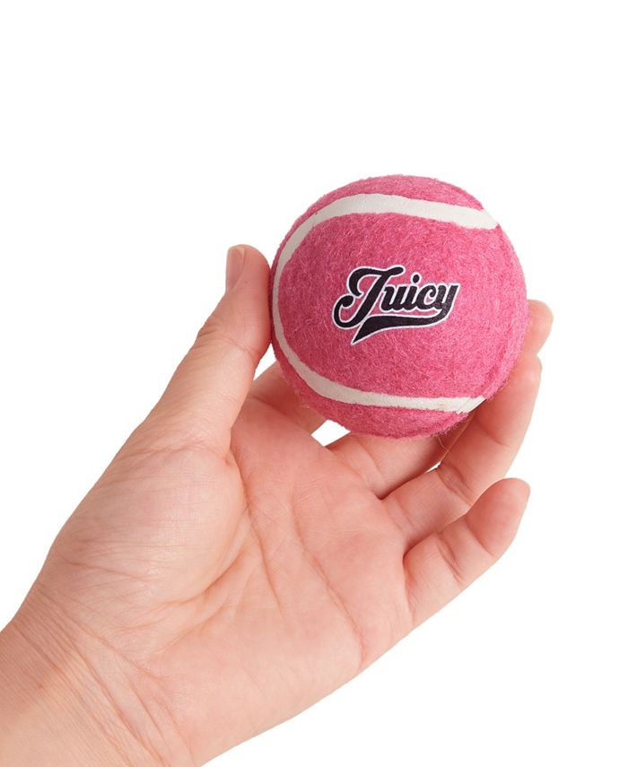 Juicy Couture Tennis Balls for Dogs 2.5" Durable Tennis Balls, Set of 3