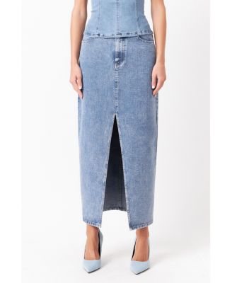 Women s Denim Maxi Skirt Macy s