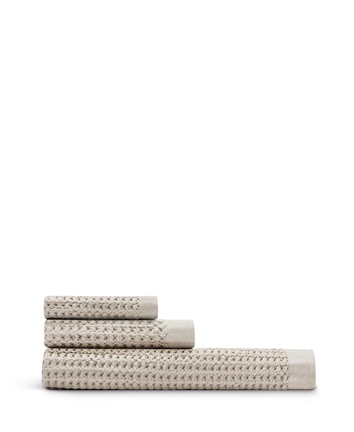 ONSEN Bath Towel Set - Waffle Weave - 3 Piece Bathroom Towel Set - 100%  Supima Cotton - Ultra