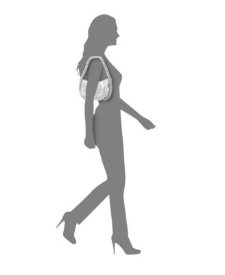 Braided Crystal Hobo Bag