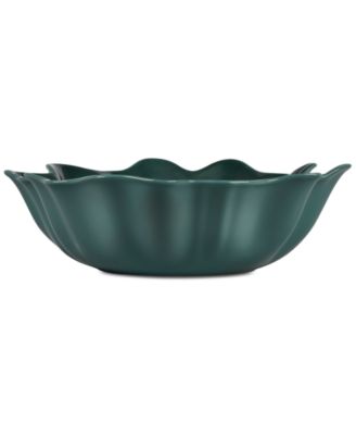 Iris Collection Stoneware Serving Bowl