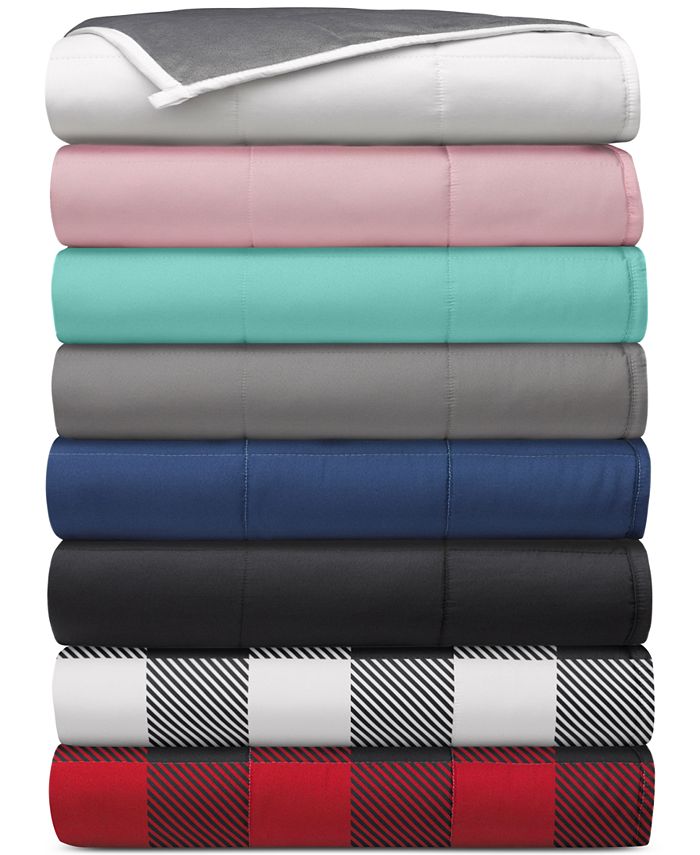 Ella Jayne 12lb Reversible AntiAnxiety Weighted Blanket Macy's