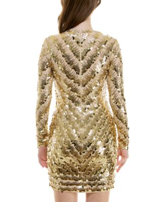 B Darlin Juniors' Sequined Bodycon Dress - Macy's