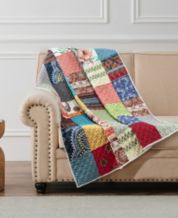 Reversible Ombre Designer Inspired Fleece Blanket - Kendry